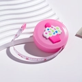 Pink cartoon cupcake retractable soft tape measure for sewing and body measurements - Cake