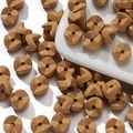 Caramel color star-shaped acrylic loose beads for DIY jewelry and necklace crafting - 10 Pieces/Pack (Approx. 4g) / Light Coffee