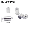 Dettaglio delle chiusure magnetiche da 7mm x 19mm per la creazione di bracciali e gioielli - Chiusura Magnetica Stile 07 (7*19mm)