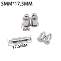 Vista macro delle chiusure magnetiche per bracciali fai da te con misure 5x17,5 mm - Chiusura Magnetica Stile 04 (5*17.5mm)