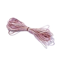 72# Gradiënt nylon koord in roze, paars en beige voor DIY sieraden weven projecten - Kleur Nr. 8