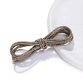 Cordino metallico intrecciato 3mm multicolore per lavoretti fai da te e regali - Arancio Verde