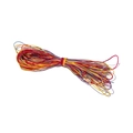 Fascio di cordoncino in nylon sfumato arcobaleno per la creazione di gioielli fai-da-te - 5 Metri / Colore No. 3