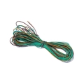 72-gauge nylon gevlochten verloopdraad in groen en goud voor DIY-sieradenprojecten - Kleur Nr. 11