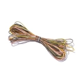 Nylon koord met kleurverloop in roze, geel en groen voor DIY sieraden vlechtwerk - Kleur Nr. 13