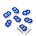 Parche bordado número 8 azul real termoadhesivo para manualidades DIY 17mm - 5 Unidades/Paquete / US 8