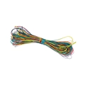 Regenboog nylon koord voor DIY gevlochten armbanden en handgemaakte sieraden - Kleur Nr. 16
