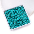 Turquoise style synthetic irregular loose beads for DIY jewelry with black veins - 4~12mm (approx. 100 pcs/strand)