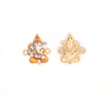 Ganesha alloy connector charms with colorful enamel finish for DIY jewelry making - Ganesha Style 2 (2#)