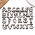 Λήψη macro από φυσαλίδες γράμματα A-Z από γυαλισμένο ατσάλι για DIY κοσμήματα - Γράμμα Α (TA392) / Χρώμα Ατσαλιού