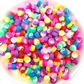 Perles yin yang colorées en pâte polymère pour bijoux DIY avec mélange de couleurs - Tai Chi (14046) / 100 Pièces/Paquet (9mm)