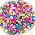 Perles d'animaux colorées en pâte polymère pour la création de bijoux et bricolage - Animal (14047) / 100 Pièces/Paquet (9mm)