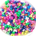 Perles papillon en pâte polymère colorée avec motifs floraux pour bracelets DIY - Papillon (14048) / 100 Pièces/Paquet (9mm)