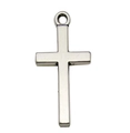 Pendentif croix en alliage argent antique avec nœud celtique pour création de bijoux DIY - Croix Simple Argent Antique (7916)