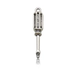 Pendentif tournevis en alliage de zinc argent antique pour bijoux DIY et porte-clés - Forme de Tournevis (8522)