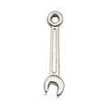 Pendentif mini clé en alliage argenté pour la fabrication de bijoux artisanaux - Style de Clé (8523)