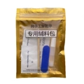 Set manicure 5 pezzi con lima per unghie, bastoncino, colla e salviette disinfettanti - Kit Specializzato per Unghie Finte