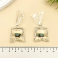 Creative resin gold fish water bag charm with vivid tropical fish inside on 2.5cm scale - Blue Green Simulation Transparent Bag Fish (21511)