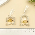 DIY creative resin goldfish pendant in transparent bag for keychains and bag charms - Yellow Simulation Transparent Bag Fish (21514)