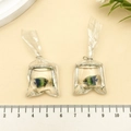 Creative resin gold fish bag charm pendant in blue and yellow colors with keychain ring - Blue Green Simulation Transparent Bag Tropical Fish (21515)
