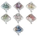 Pendentifs raies colorés en résine lumineuse avec paillettes pour bijoux DIY - Ensemble Raie Manta Océan 7 Styles (SN765)