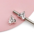 Retro silver pumpkin carriage alloy charm bead for DIY bracelet and jewelry making - Antique Silver Pumpkin Carriage Bead (15371)