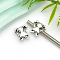 Ciondolo a forma di bambina in argento antico per la creazione di gioielli fai da te - Stile Ragazzina Argento Antico (8890)