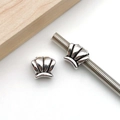 Perline a conchiglia in argento antico per creazione di gioielli e bracciali fai da te - Stile Conchiglia Argento Antico (13234)