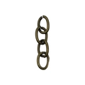 DIY jewelry necklace chain with vintage bronze oval links for handmade accessories - Antique Bronze Chain (22188-Iron)