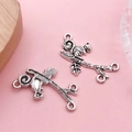 Breloques écureuil en argent antique pour création de bijoux DIY et pendentifs colliers - Écureuil (4861)