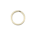 DIY craft metal split ring in bright gold finish for handmade jewelry and keychains - KC Gold 30mm Ring (22859)