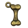 Pendentif en bronze antique en forme d'os pour bracelets DIY et médailles d'animaux - Style Os Bronze Antique (20584)