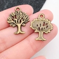 Vintage bronze Tree of Life metal charms for DIY bracelets and necklaces jewelry making - Ancient Bronze Tree of Life (377)