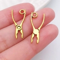 Pendentif en alliage doré en forme de pince pour bijoux DIY et porte-clés - Pince Outil Or Antique (20387)