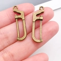 Antike Bronze-Sägeanhänger für DIY-Schmuck und Schlüsselanhänger-Zubehör 2er-Set - Säge-Stil (17389)