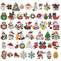 DIY Weihnachts-Emaille-Anhänger Set mit Weihnachtsmann, Schneemann und Rentier - SN936-Neues Weihnachts-Emaille-Zubehörset (50 Stile)