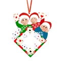 Personalisierter Pokerspiel-Familien-Weihnachtsbaumschmuck aus Harzfiguren - 3 Puppen Spielen Poker