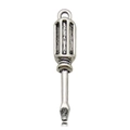 Vintage silver alloy screwdriver pendant for DIY jewelry making and keychains - Screwdriver