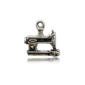 Ciondolo a forma di macchina da cucire vintage in argento per collane e bracciali fai-da-te - Stile Piccola Macchina da Cucire (6230)