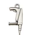 Vintage Silberlegierung Anhänger in Form einer Zapfpistole für DIY Schmuckherstellung - Schlagbohrmaschine (8526)