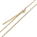 Minimalist gold stainless steel 45cm cable chain necklace with lobster clasp and extender - Gold-1.5mm (No. 14871)