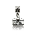 Retro antique silver camera charm pendant with vintage finish for DIY jewelry - Antique Silver Camera Shape (18389-2.1g16x26 Camera)