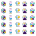 Colorful enamel alloy large hole spacer beads for DIY bracelets and necklaces set - Enamel Large Hole Beads (SN107) / 10 Pieces/Pack (4mm) / Multi-color