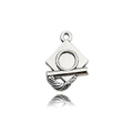 Antique silver graduation cap pendant charm for DIY jewelry bracelets and necklaces - Graduation Doctoral Hat (10895)