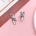 Retro Silberlegierung Kettensäge Anhänger für DIY Schmuck mit realistischen Details - Antiksilber Werkzeug Kettensäge (15483)