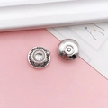 Antique silver cat tea cup pendant charm for DIY jewelry with vintage scroll patterns - Antique Silver Retro Scroll Pattern Miniature Coffee Cup Style (18455)