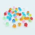 Detailansicht bunter, lichtdurchlässiger Meeple-Spielfiguren aus Kunststoff für Brettspiele - 16*16*10mm Meeple-Spielfigur / Mehrfarbig