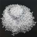 Transparent square acrylic rice beads for DIY handmade jewelry and bags - 4x3mm / Clear