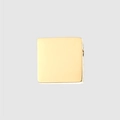 Nahaufnahme von poliertem goldenem quadratischem Anhänger für DIY-Schmuckzubehör - Quadratischer Stil (YP25280) / Gold