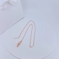 Pendientes de hilo con ojo de la suerte chapados en oro rosa de 18 quilates - Rosa oro